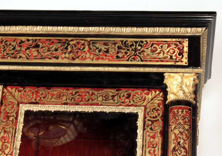Napoleaon III Boulle Bookcase In Excellent Condition In Montreal, QC