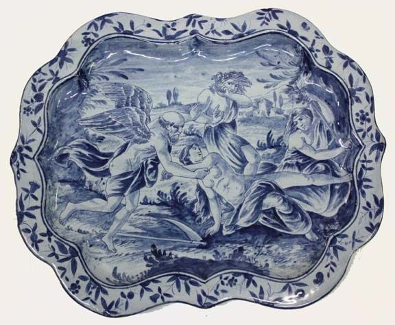 Pair of 18th Century Savona Platters In Good Condition For Sale In Montreal, QC