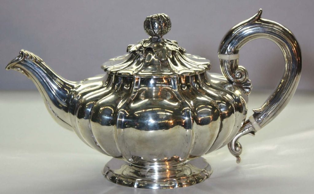William IV Silver Teapot