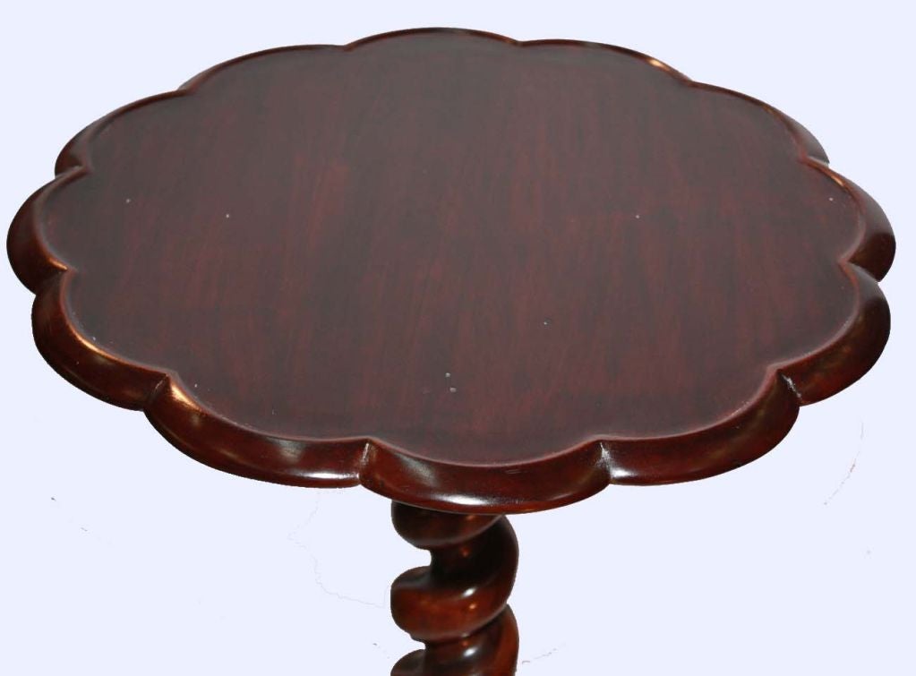 English Mahogany Occasional Table For Sale