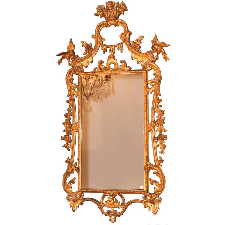 George III  Giltwood Mirror For Sale