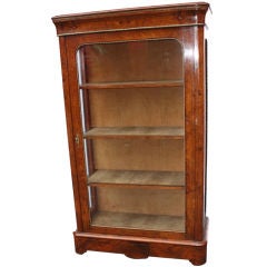 Victorian Walnut Display Cabinet 9