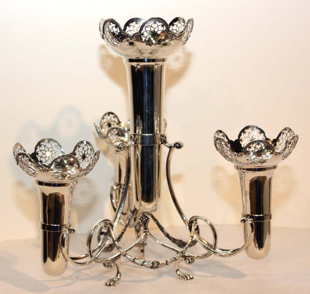 Edwardian Silver Epergne