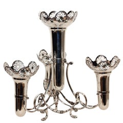 Antique Edwardian Silver Epergne