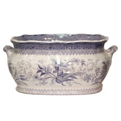 Bain de pieds en poterie de Staffordshire