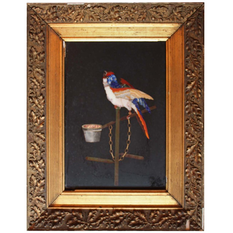 Pietra Dura Plaque of Bird