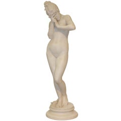 Marble Statue of Phryne by Ercole Rosa