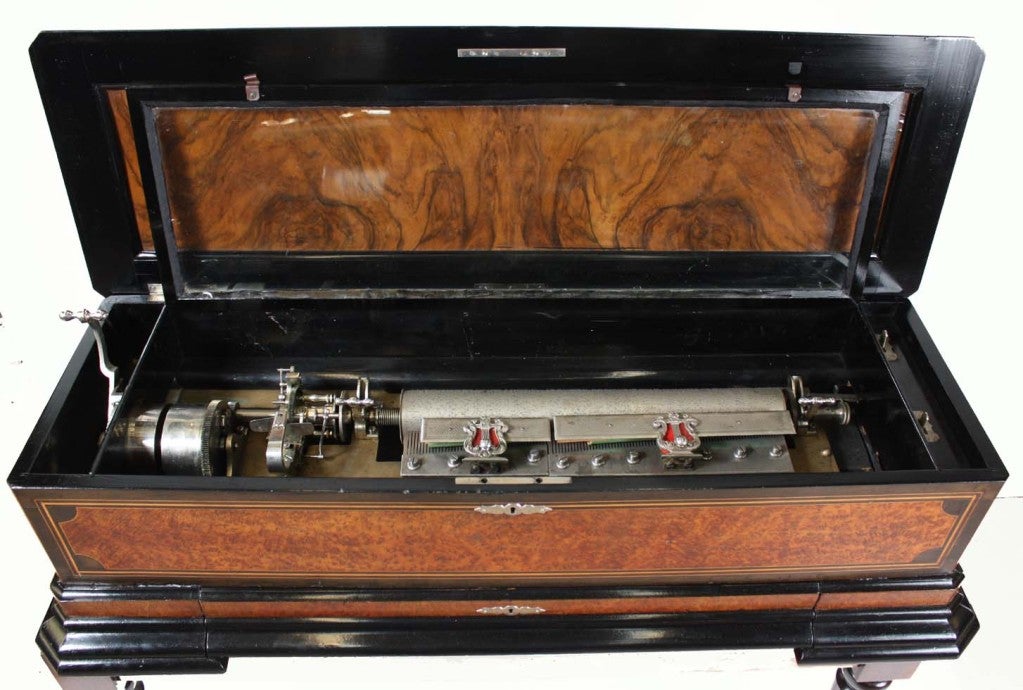 Paillard Cylinder Music Box on Stand