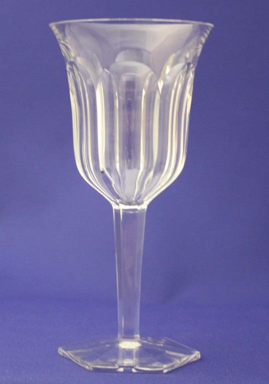 French Baccarat Harcourt Glasses