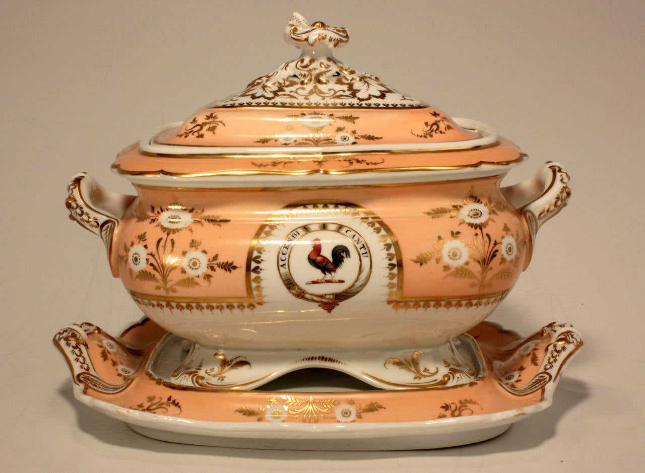 Pair of Worcester Soup Tureens at 1stDibs
