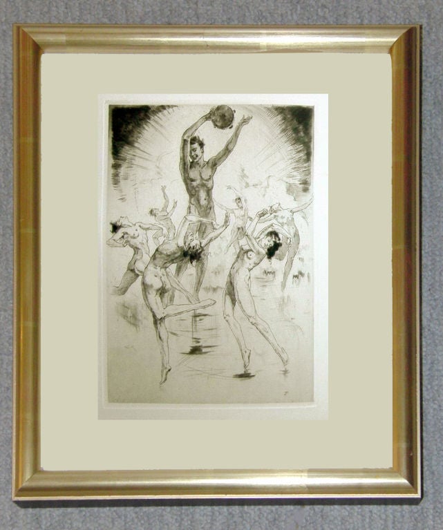 EROTIC ETCHING OF DANCE