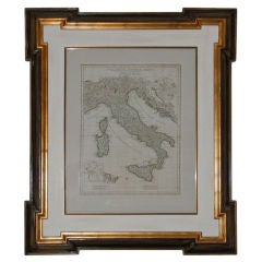 An Antique Map Of Italy