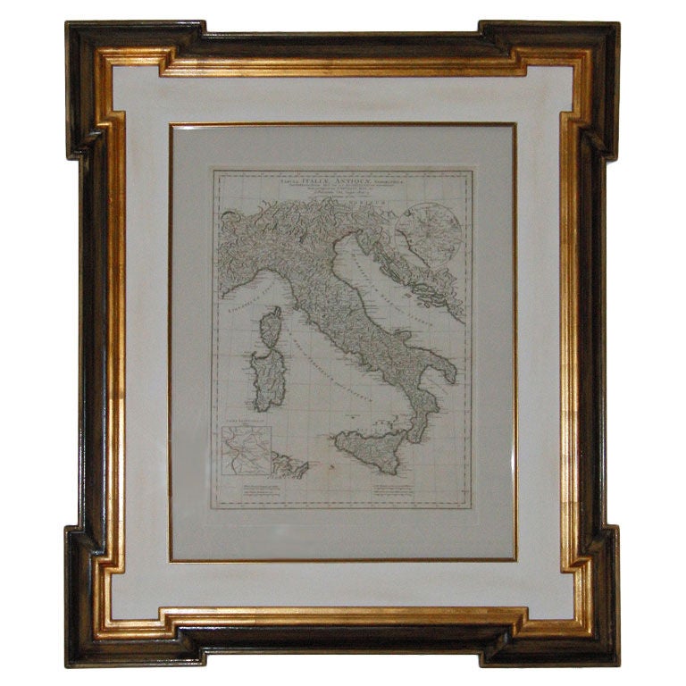 An Antique Map Of Italy For Sale