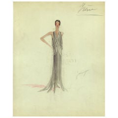 Fashion Illustration For The House Of Premet-paris