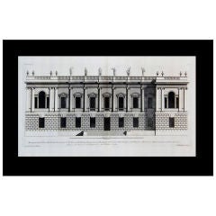 Engraving Of Burlington House-pickadilly