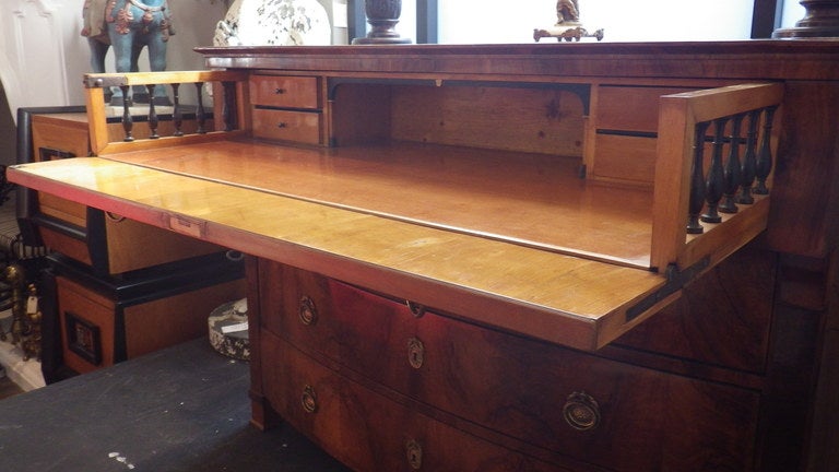 Austrian 19th c. Beidermeier desk/chest