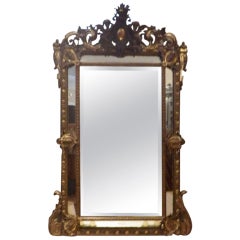 18th Century Gilded Cherub Mirror 18th Century Gilded Cherub Mirror