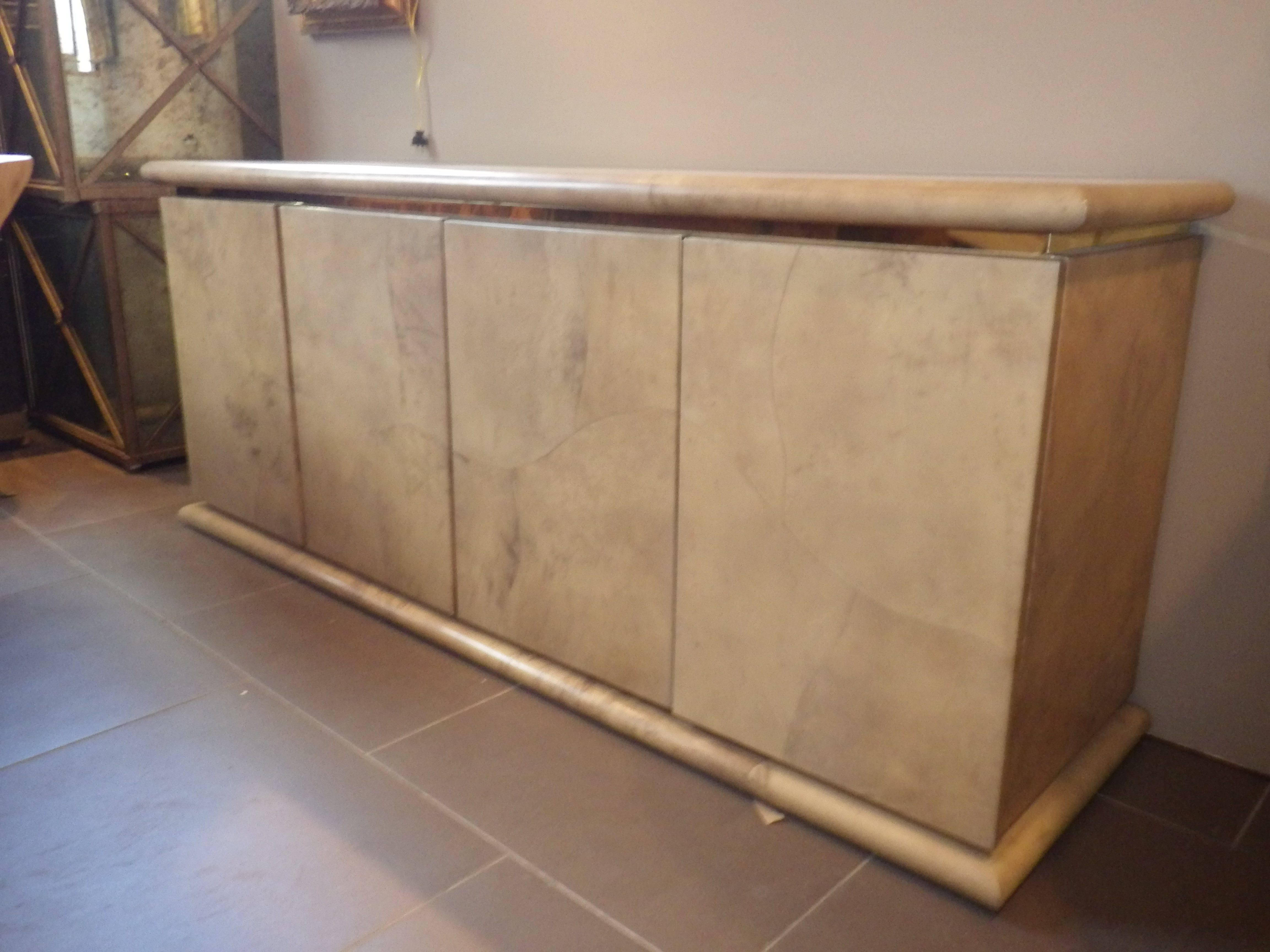 Parchment Cabinet For Sale