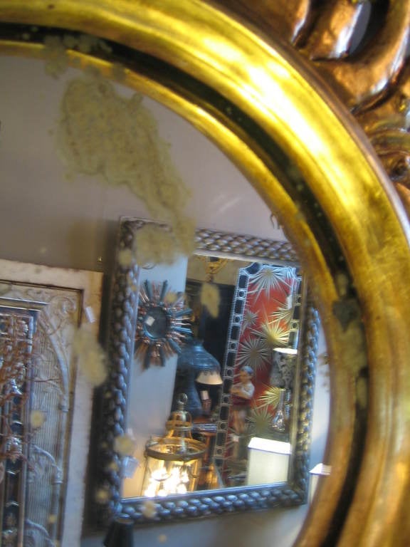 20th Century Rare Octopus Sunburst Mirror