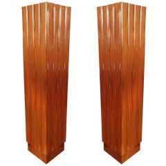 Pair of Fluted Columns