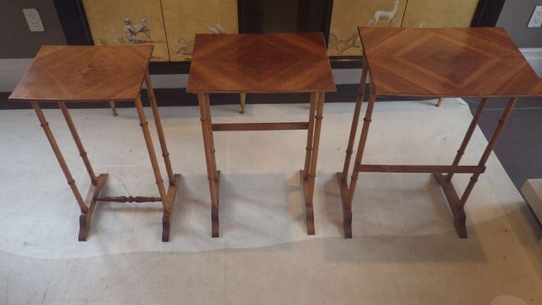 Set of 3 Nesting Tables For Sale 1
