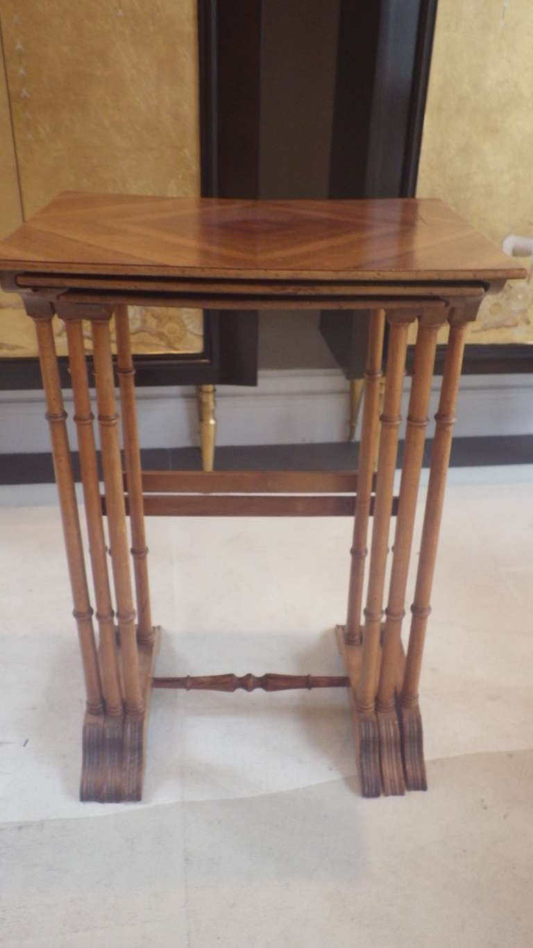 Set of 3 Nesting Tables For Sale 2