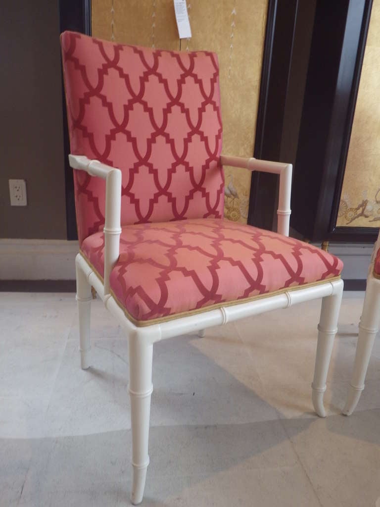 Pair of Faux Bamboo Chairs