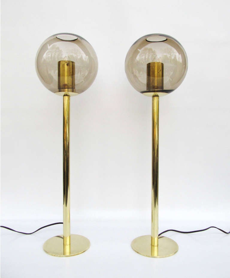 Mid-Century Modern Pair of Table Lamps by Hans Agne Jakobsson for AB Markaryd
