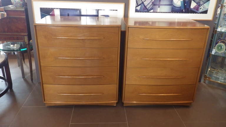 Pair of  T.H. Robsjohn-Gibbings Dressers In Excellent Condition In Los Angeles, CA