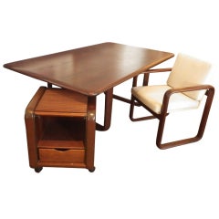Rosenthal Desk, Chair, and File Cabinet