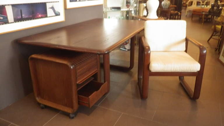 Rosenthal Desk, Chair, and File Cabinet For Sale 2