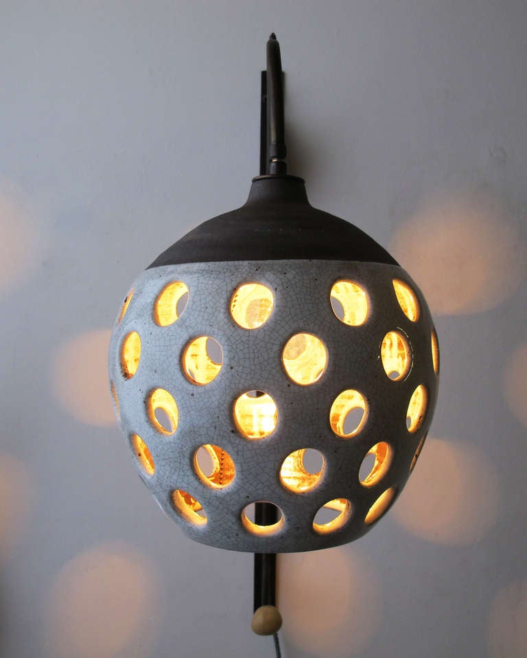 Swing-Arm Wall Lamp by Heather Levine 4