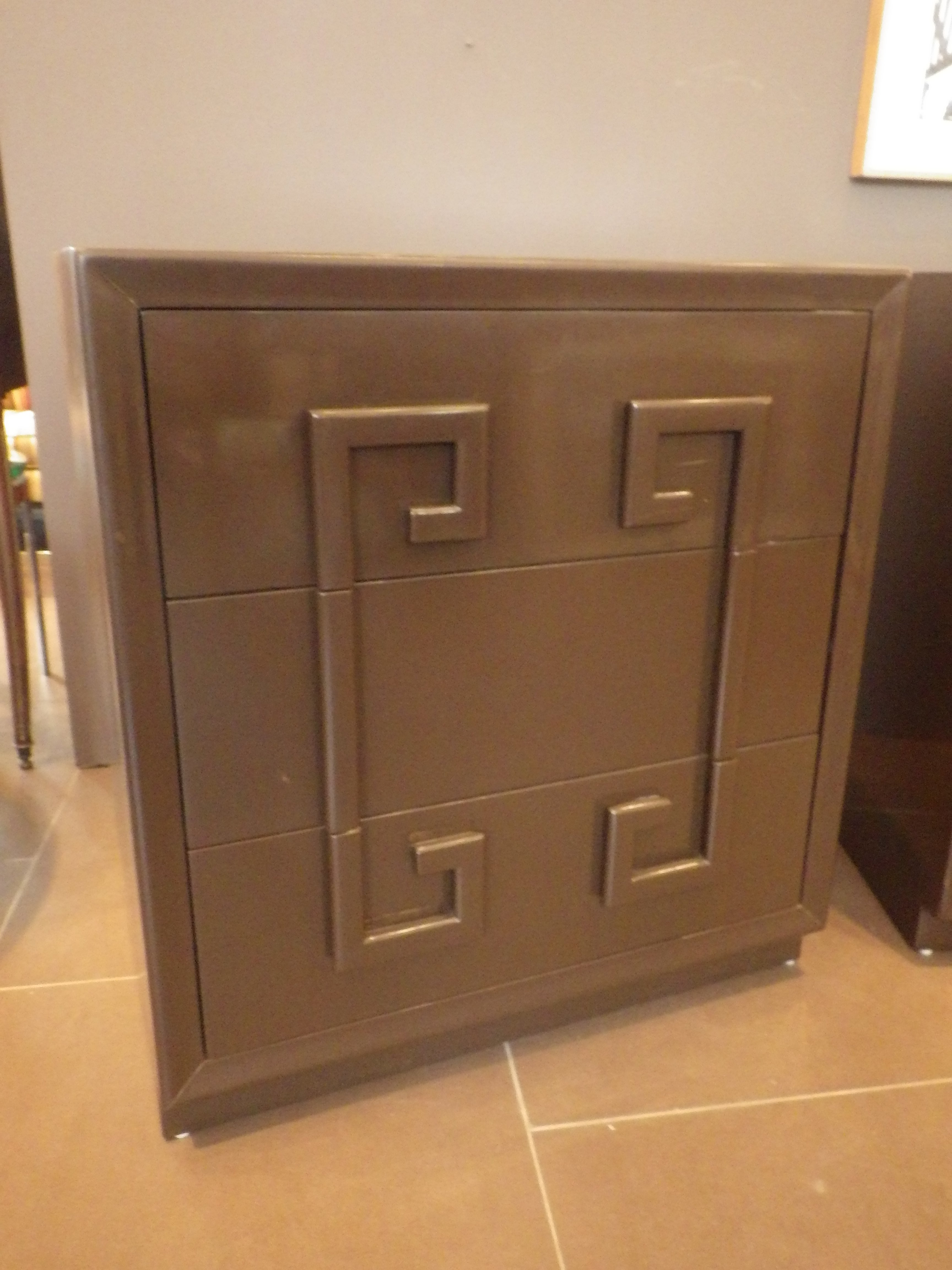 Pair of "Greek Key" Cabinets by Kittinger For Sale