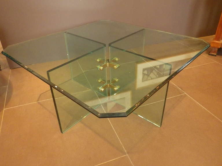 Pace Style Glass Coffee Table