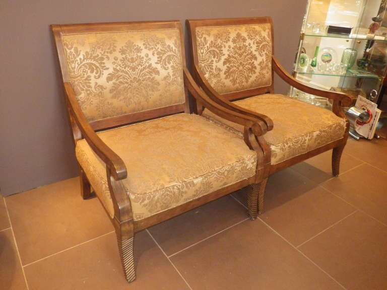 Mid-Century Modern Oversized Armchairs For Sale