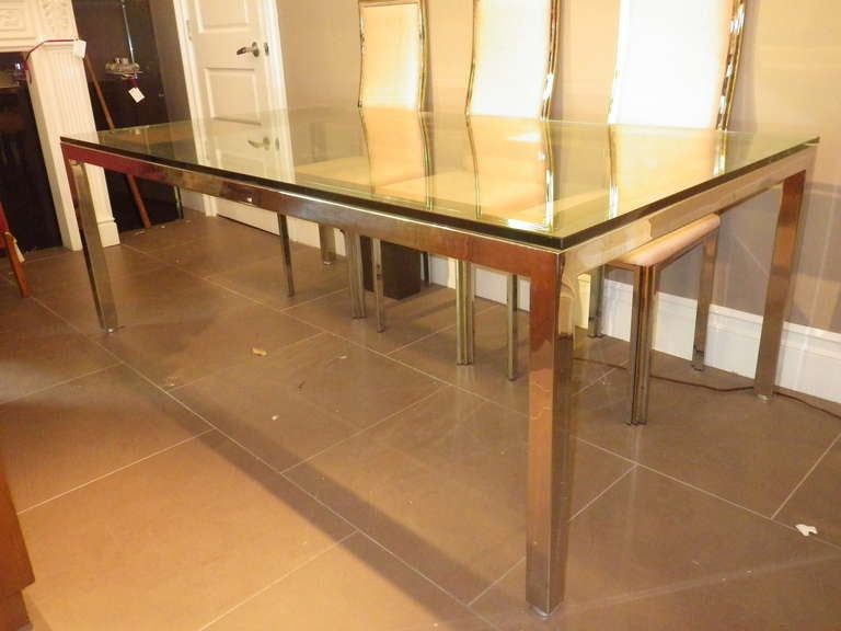Glass Top Dining Table