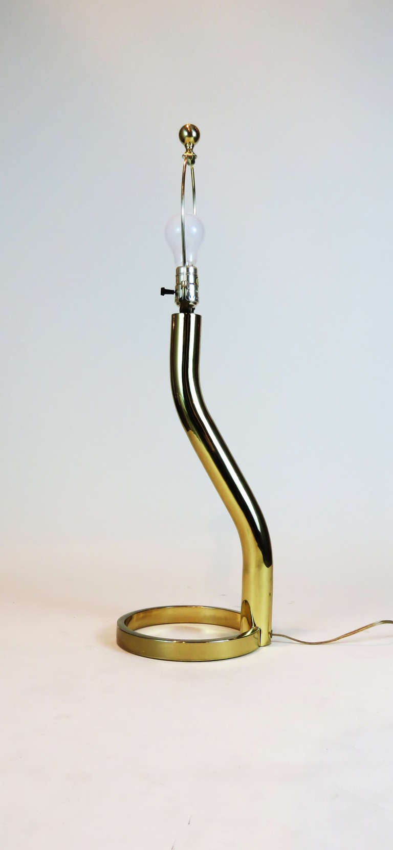 1970's Brass Table Lamp 1