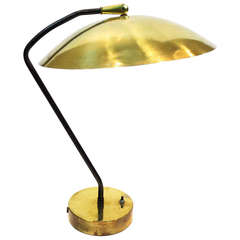 Mid-Century Brass Desk Lamp