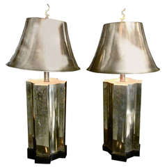James Mont Attributed Pagoda Lamps