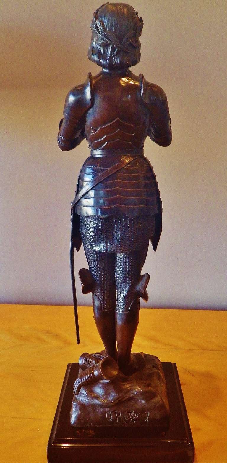 Bronze Joan of Arc Sculpture 1