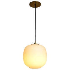 Vilhelm Lauritzen Glass Pendant for Louis Poulsen