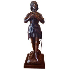 Bronze Joan of Arc Sculpture