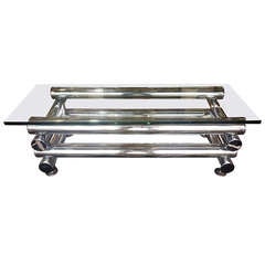 Chrome/Glass Coffee Table