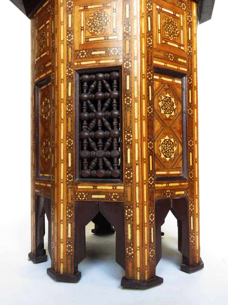 Pair of Inlaid Syrian Side Tables 1