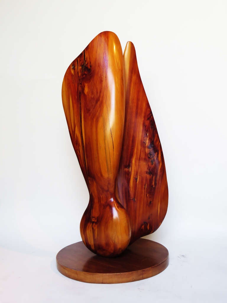 20th Century Stunning Wood Sculpture