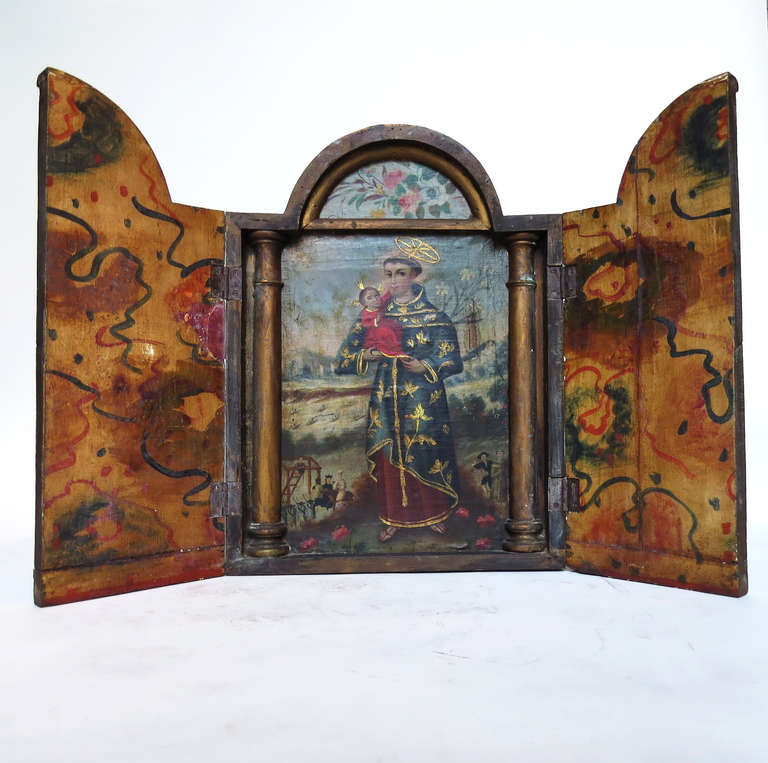 Early 1800s Portuguese Triptych 2