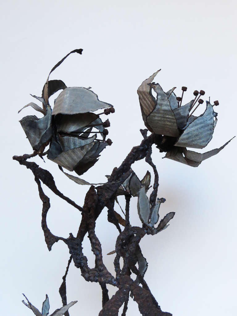 Brutalist Iron Sculpture by Wasserman 2