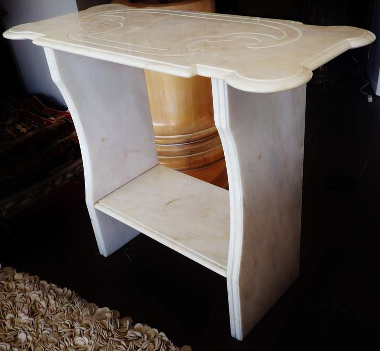 Mid-20th Century Marble Console by Paul Laszlo