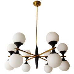 "Arredoluce" 12-light Chandelier