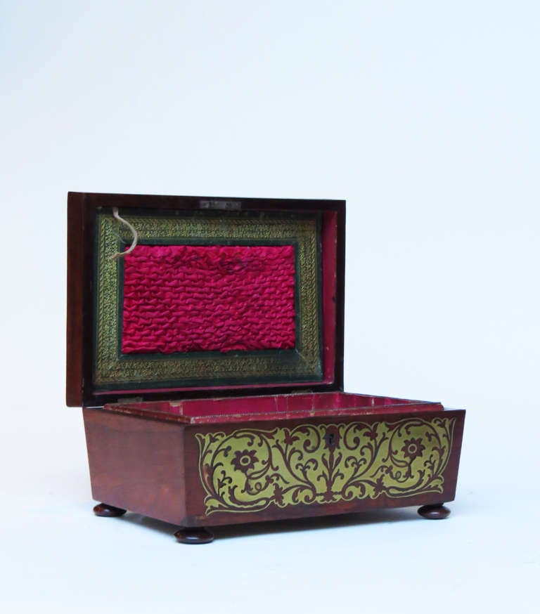 19th Century French Jewelry Box In Excellent Condition In Los Angeles, CA